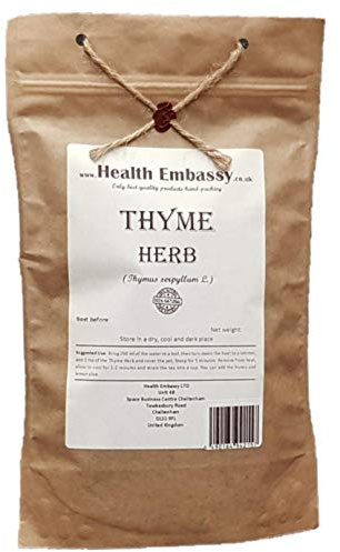 Health Embassy Thyme Herb | Thymus Serpyllum L | Herbal Tea (100g)