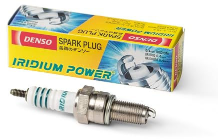 DENSO Iridium Power Spark Plug - IW24 - The Premium Quality High Performance Replacement Plug Fits Porsche Ferrari Lamborghini Honda Suzuki Yamaha Kawasaki Vespa Moto Guzzi Aprilia