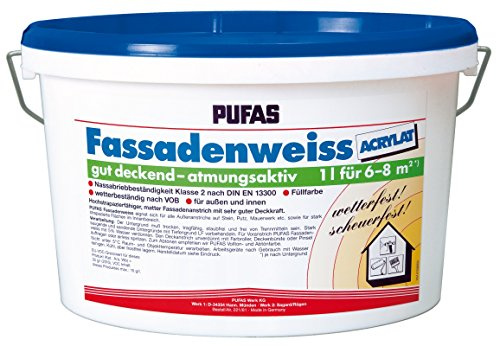 Pufas Fassadenweiss Acrylat 5,000 L