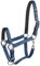 PFIFF 101517 Kunststoffhalfter, Weidehalfter Stallhalfter, Schwarz-Türkis-Blau, Cob