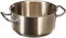 Ollas Agnelli Cacerola Baja con Dos Asas, 18/10 de Acero Inoxidable, Plata, 20 cm
