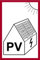 Sticker PV con Simbolismo, per impianti solari 150 X 100 mm
