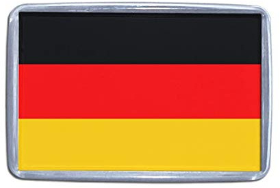 Germany Flag - Small Plastic Fridge Magnet