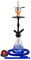 AMY 440 Stillness II Klick Shisha Wasserpfeife (Blau Schwarz matt)