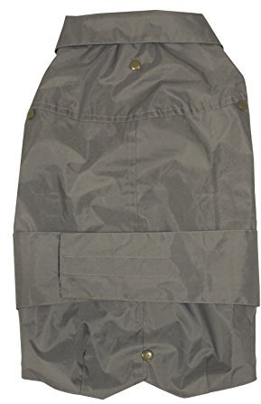 Croci Montreal - Hundemantel, Wintermantel, wasserdichte Jacke, Größe 15 cm, grau