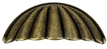 Bouton de Porte Poignée Forme de Coquille pour Tiroir Meuble Armoire - Laiton