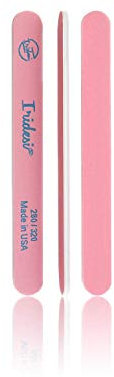 Premium Pink/Lt. Pink 280/320 Washable Nail File by Nail File Guru