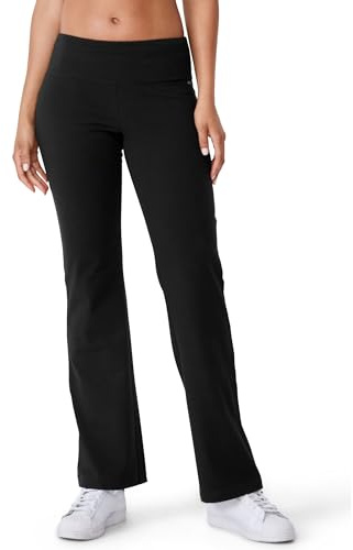Jockey Damen Activewear Bootleg-Hose aus Baumwoll-Stretch