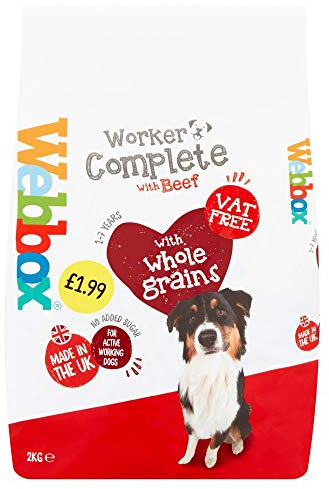 Webbox Beef Complete Working Dog Food **VAT Free** 2kg