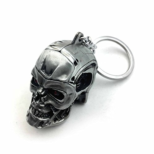 1pc Creative Motorcycle Bicycle Skull Key Chain Ring Keychain Keyring Key Fob
