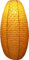 GURU SHOP Ovaler Lokta Papierlampenschirm, Hängelampe Coronada - Gelb, 60x30x30 cm