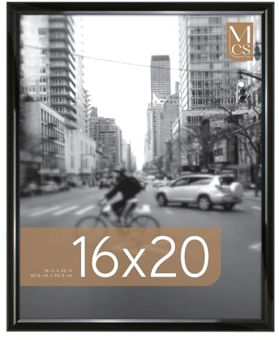 MCS Trendsetter Posterrahmen, 40,6 x 50,8 cm, Schwarz, 40,6 x 50,8 cm, 16 x 20 in