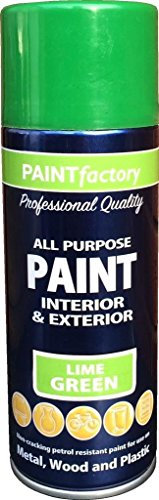 400ml All Purpose Lime Green 1739PR Spray Can Household Car Van Bike Aerosol Paint (1 Pack)