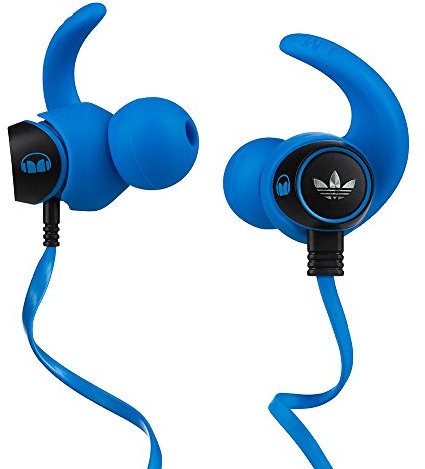 Monster Originals by Adidas Im-Ohr-Kopfhörer mit 3,5 mm Klinke und Geräuschkontrolle in Blau für Fitness