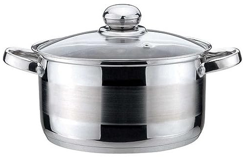Kochtopf mit Deckel Kinghoff aus Edelstahl (0,5L)