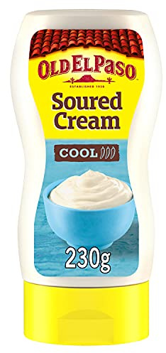 Old El Paso Mexican Cool Soured Cream Topping Squeezy, 230g