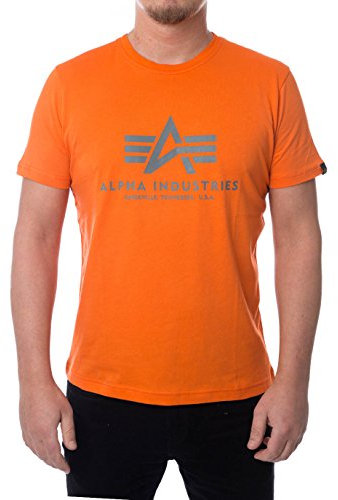 Alpha Industries Herren Basic T-Shirt, Oliv, XXL