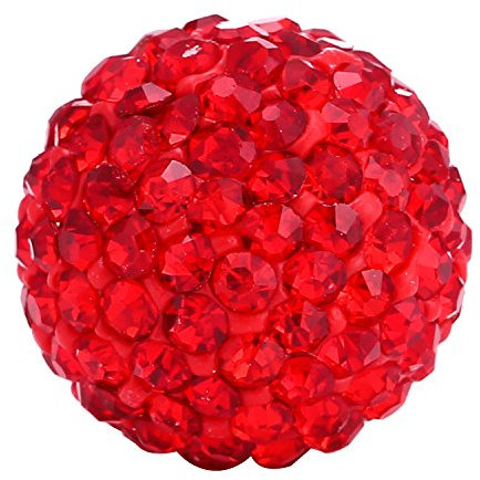 Morella Damen Engels Klangkugel Zirkonia rot Ø 16 mm