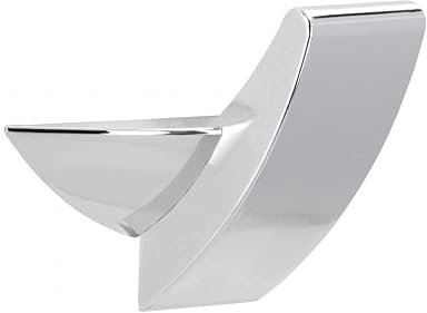 SIRO Kleiderhaken Sinsheim, Design, Modern, Kunststoff metallisiert chrom glänzend, 34 mm x 24 mm x 61 mm, 01020/MT1