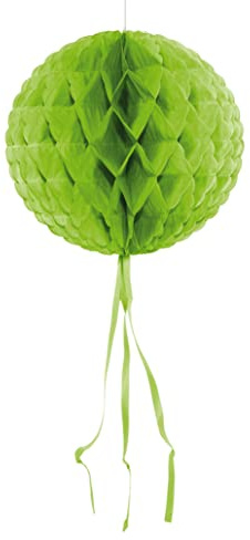 Folat Deckenhänger Ball aus Wabenpapier 30 cm apfelgrün