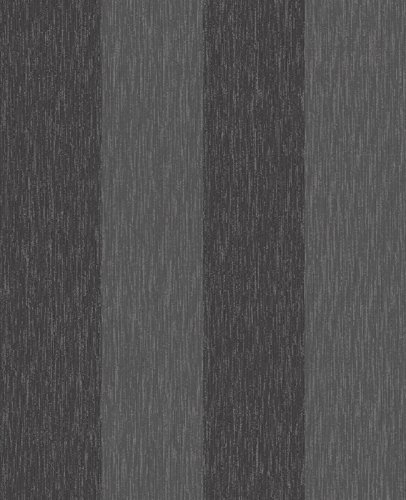 BHF FD40965 Glittertex Stripe Wallpaper - Black (2-Piece)
