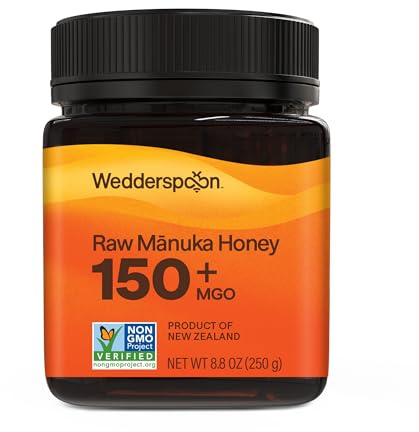 Wedderspoon Raw Manuka Honey 150+ MGO, 8.8 Oz