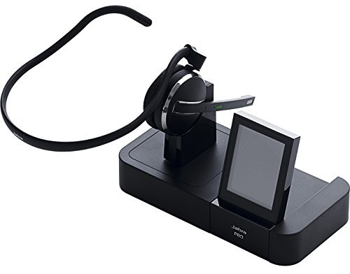 Jabra Pro 9470 Mono Monoaural Diadema Negro - Auriculares con micrófono (Centro de Llamadas/Oficina, Monoaural, Diadema, Negro, Inalámbrico, 135 m)