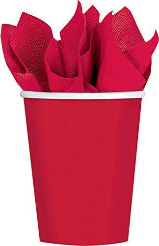 Amscan 58015-40 Cup 266Ml S/C:Apple Red