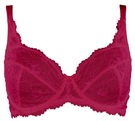 Triumph Damen BH (Mit Bügel) Pure Blossom W , Gr. 75B, Rot (WINE (YN))