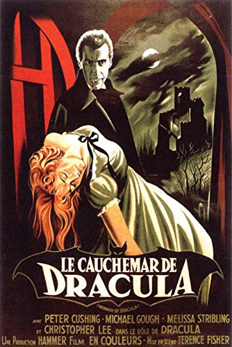 Dracula - Le Cauchemar de Dracula (Christopher Lee) - Film Movie Legends Poster Plakat Druck - Größe 61x91,5 cm