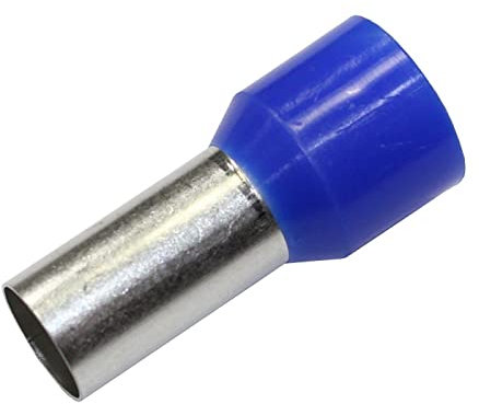 50x Aderendhülsen isoliert 50,0mm² / 20mm blau ; 50mm²