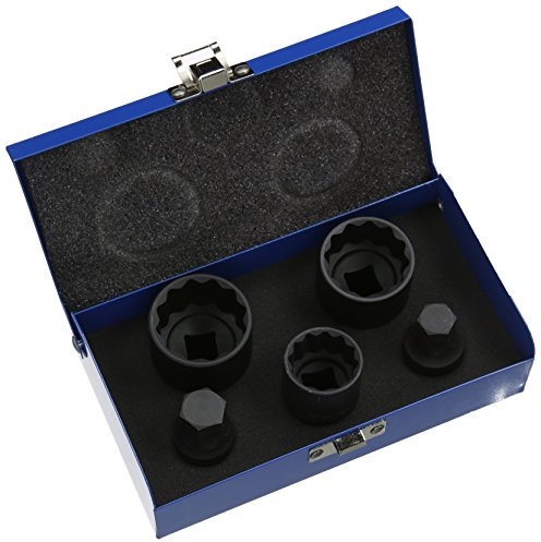 Laser 4925 Hub Nut Socket Set 1/2D 5pc - for VAG