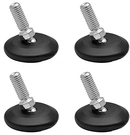 WAGNER QuickClick® Möbelgleiter I 4er-Set Verstellfuß mit Kugelgelenk I - HYPER - Durchmesser Ø 30 mm, M8 x 25 mm / Durchmesser Ø 37 mm - 15832600