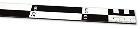 Sindutec D Fotomaßstab Dibond 50 cm Nordpfeil Lineal Maßstab