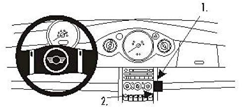 Brodit 853013 ProClip Kfz-Halterung für Mini Cooper Convertible 44203 schwarz