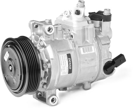 DENSO Klimakompressor (Teilenummer DCP02030) für die Fahrzeugklimatisierung – OE-Qualität, passgenauer Ersatz, zuverlässige Leistung, effiziente Kühlung, geringe Motorlast