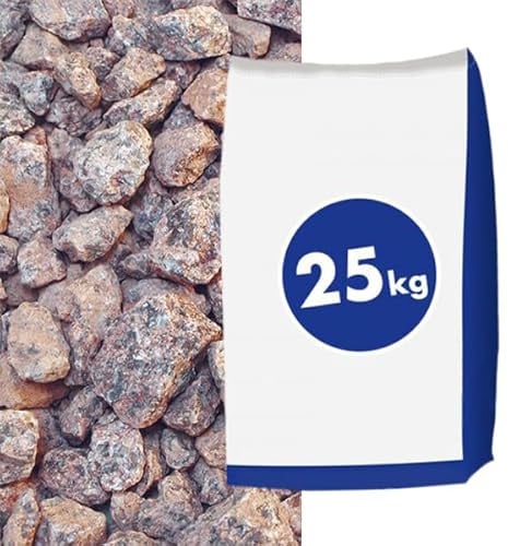 Granitsplitt Baltic Rot 16-32mm 25kg I Granitsplitt Einfahrt I Granitsplitt Landschaftsbau I Granitsplitt Gartenweg I Naturstein Splitt rot I Granitsplitt Beetabdeckung