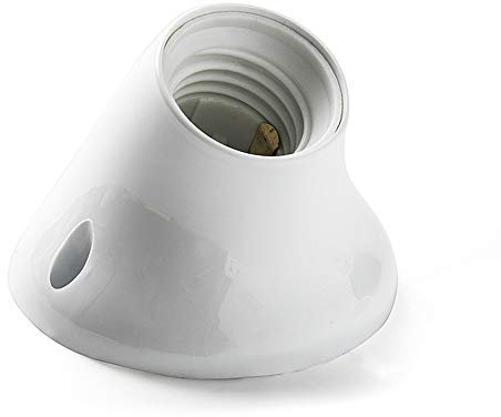 FAMATEL – Douilles Base Courbe | E27 | Gris, Blanc