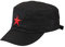 W WIDMANN MILANO Party Fashion 01127 - Base Cap mit Stern, Stoffhut, Kostümzubehör, Accessoire, Karneval, Mottoparty
