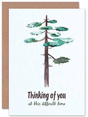 Wee Blue Coo CARD GREETING BEREAVED SYMPATHY DIFFICULT TIME
