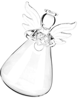 Modern Haengende Glass Vase Blumenvase Pflanze Glas Wandvase Angel Klar