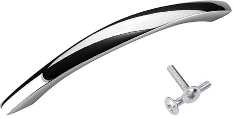 10 x SOTECH Möbelgriff DEJA Küchengriff Schrankgriff Schubladengriff Chrom BA 128 mm