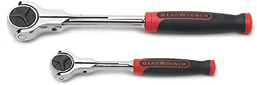 GearWrench 1/4 & 3/8 81223 2 Pc. Roto Ratchet Set- Cushion Grip