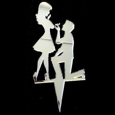 Engagement Celebration Cake Topper
