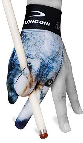 Longoni – Billard Pool Queue Handschuh Wolf für die Linke Hand