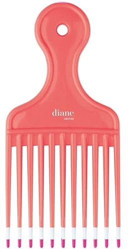 ​Diane 6-Inch Lift Comb for Detangling, Styling, and Adding Volume, Wide-Tooth Comb for All Hair Types, Hair Pick for Women, Wide Tooth Comb for Curls, Parting and Teasing