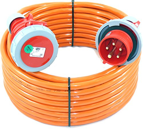 CEE Verlängerungskabel wasserdicht PUR H07BQ-F 5G2,5 5x2,5 16A IP67 5m