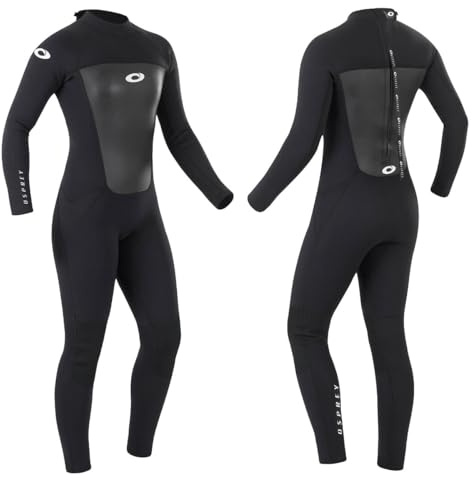 Osprey Traje de neopreno para mujer de 3 mm de longitud completa, para verano, surf, buceo, origen, varios colores, talla M alta