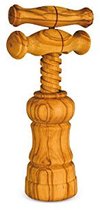 Vino: cavatappi a Vite in Legno d'olivo