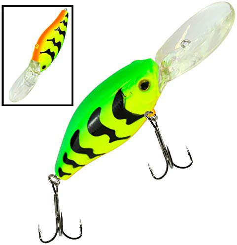 SEIKA Pro Unisex – Erwachsene 10C8900101C10 SEIKA Pr-Kobe-Wobbler Farbe: FIRE Tiger Länge: 7,0cm Programm von FTM, Bunt, Normal